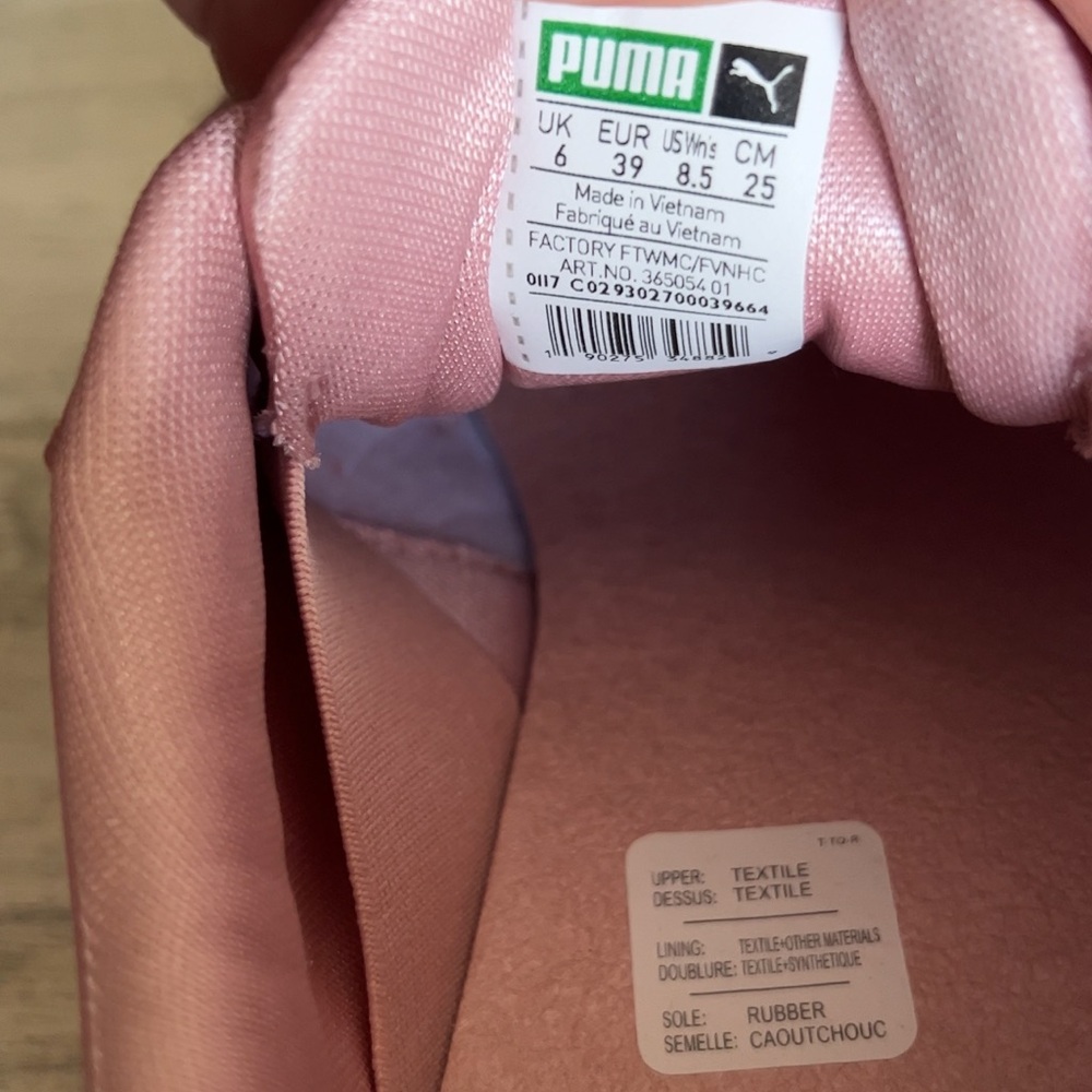Puma x Fenty by Rihanna Pink Bow Shoes Size 8.5 - Picture 7 of 13